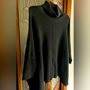 🔥🔥LOFT WOMANS  PONCHO COWL NECK  SWEATER